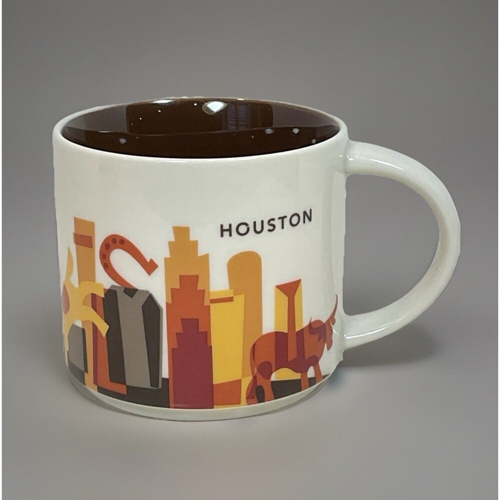 Starbucks HOUSTON Colorado You Are Here Collector Coffee Cup Mug 14 oz